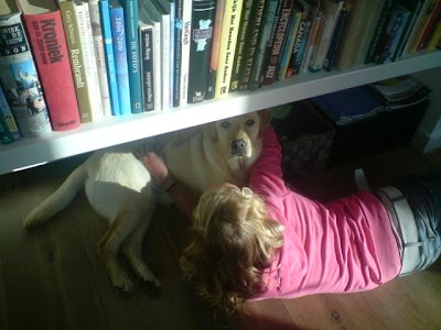 Foto bij C-nest van Janet en Sailor 1 jaar!