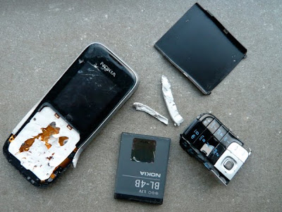 Foto bij Baguette's eerste mobieltje