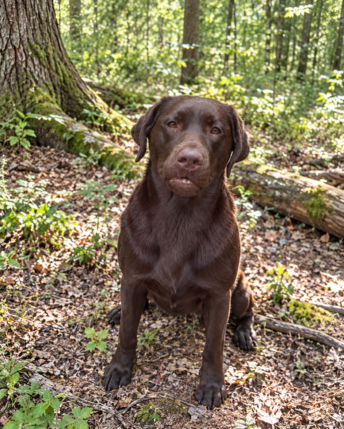 Baci in het bos
